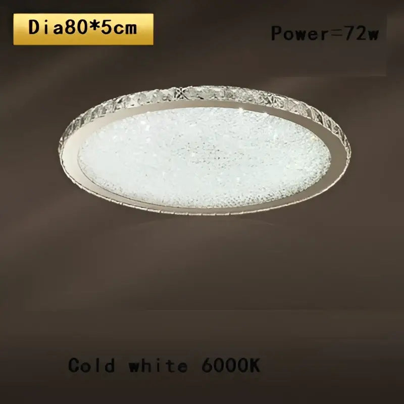 Crystal Frosted Ceiling Lamp