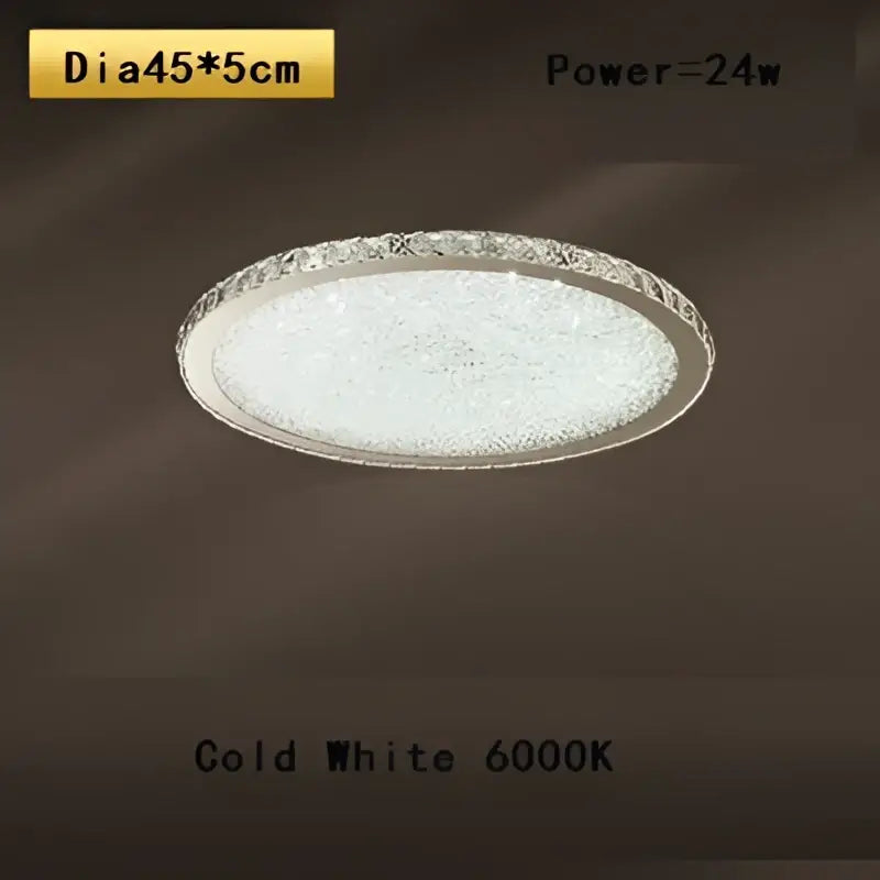 Crystal Frosted Ceiling Lamp