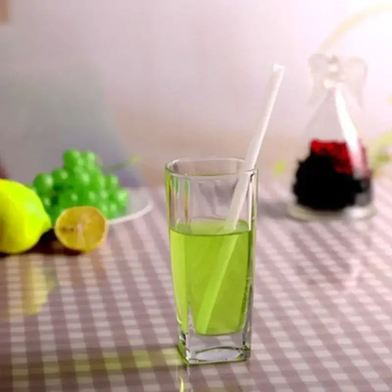 Amber Glass Drinking Straw