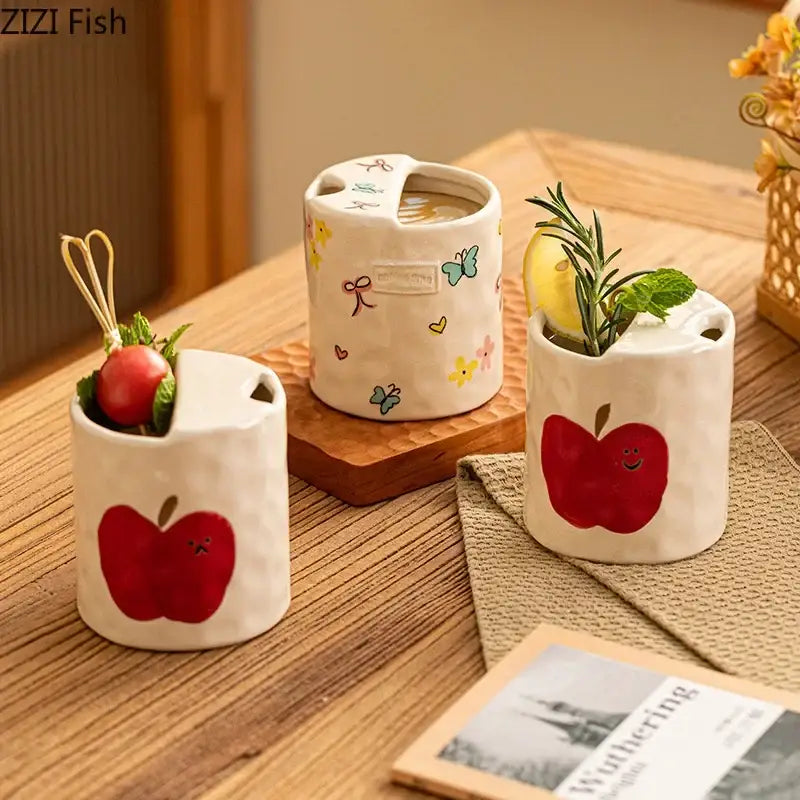 Porcelain Bowknot Coffee Mug