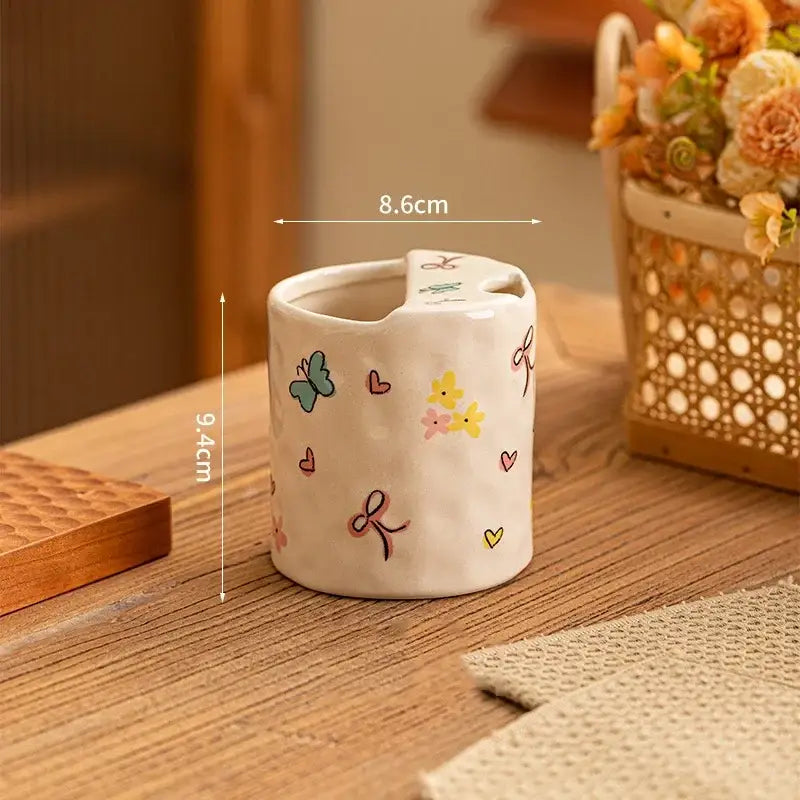 Porcelain Bowknot Coffee Mug