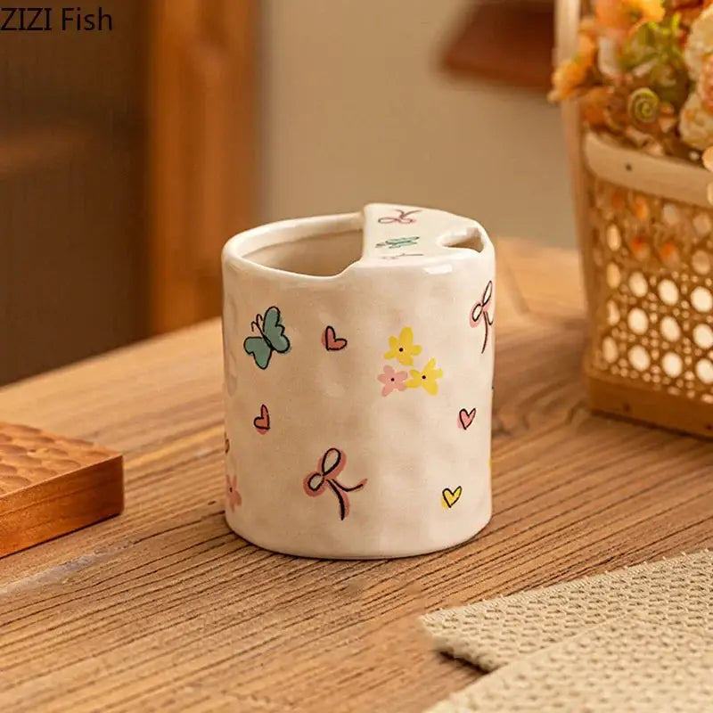 Porcelain Bowknot Coffee Mug