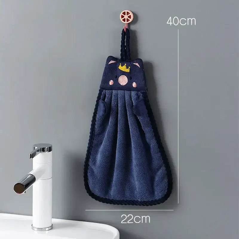 Coral Velvet Animal Towels