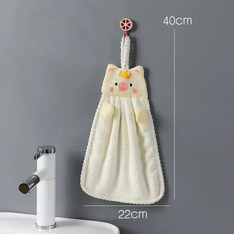 Coral Velvet Animal Towels