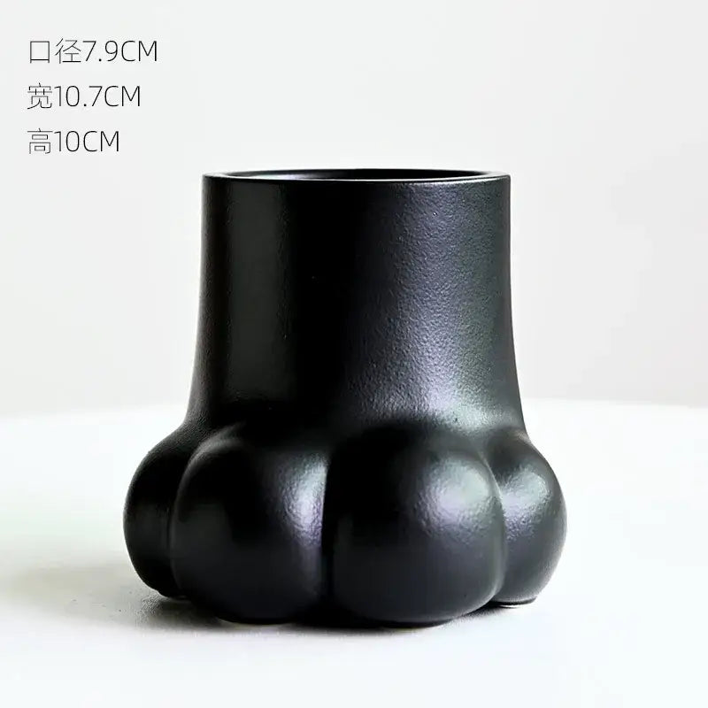 Cat Paw Ceramic Vase Set