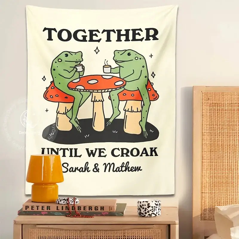 Polyester Frog Tapestry
