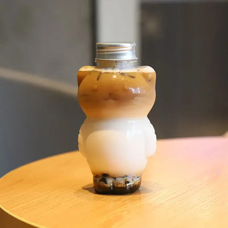 Plastic Cat Beverage Bottle