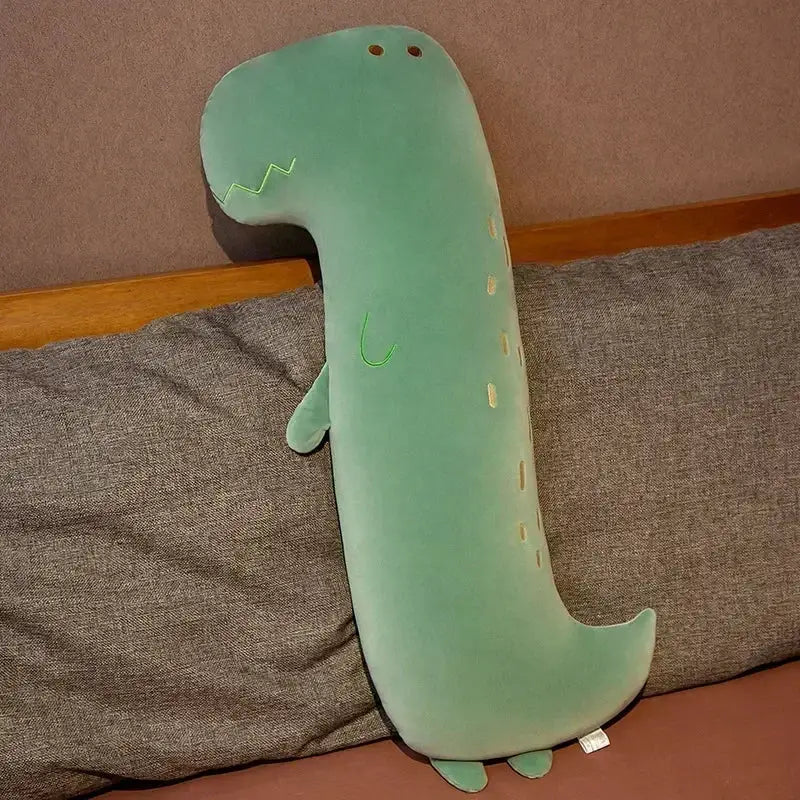 Green Dinosaur Body Pillow