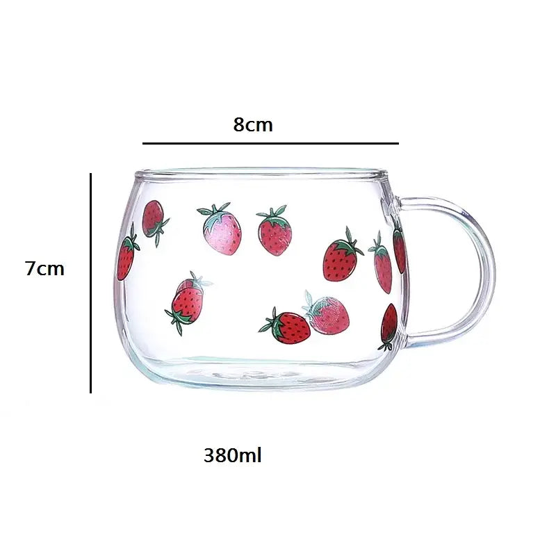 Glass Letter Mug