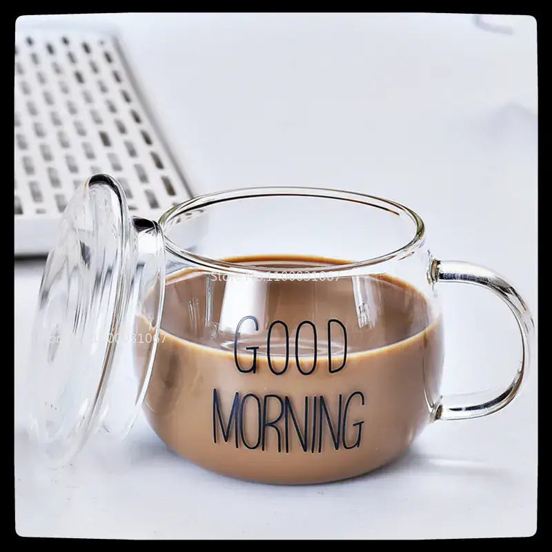 Glass Letter Mug