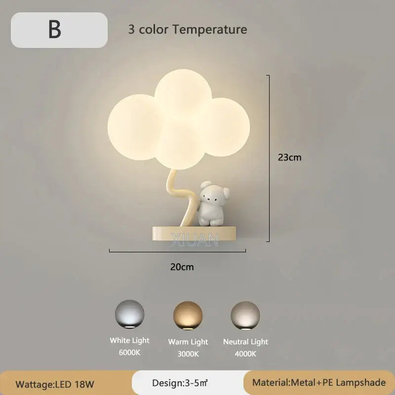 Monkey Tree Wall Lamp