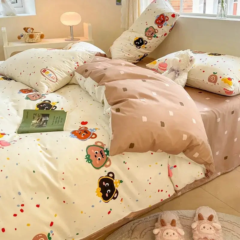 Cotton Floral Bedding Set