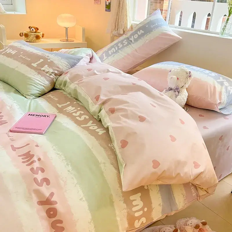 Cotton Floral Bedding Set