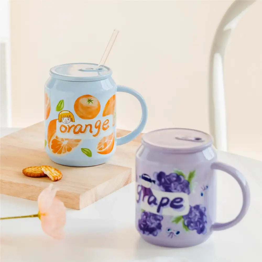 Pink Strawberry Ceramic Mug
