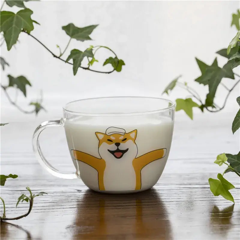 Glass Polar Bear Mug