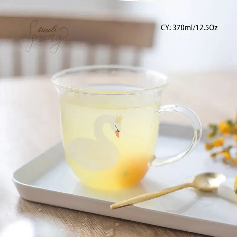 Glass Polar Bear Mug