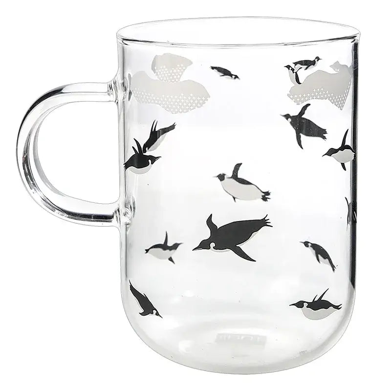 Glass Polar Bear Mug