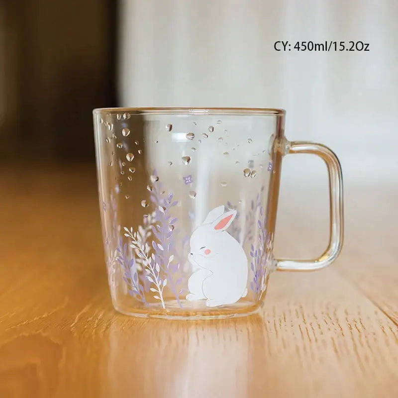 Glass Polar Bear Mug