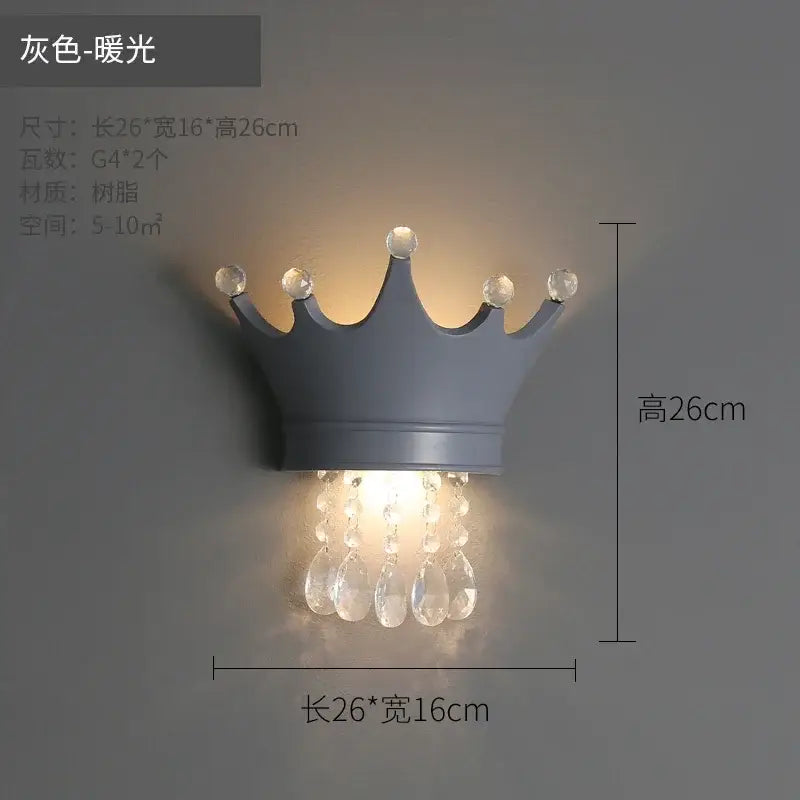 Pink Crystal Wall Sconce