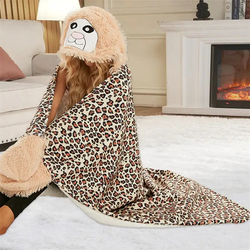 Beige Flannel Lap Blanket