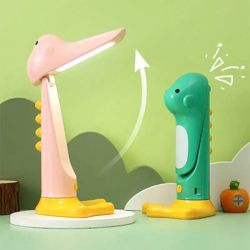 Yellow Dinosaur LED Lamp