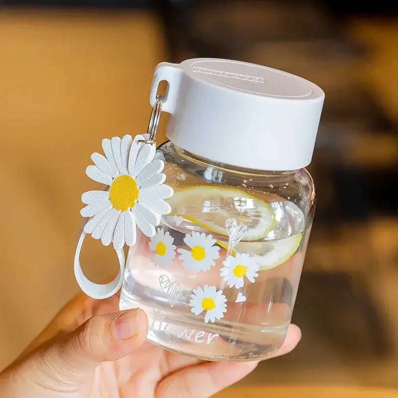 Yellow Glass Water Bottle