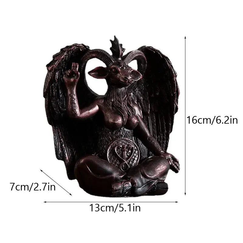 Bronze Devil Resin Statue