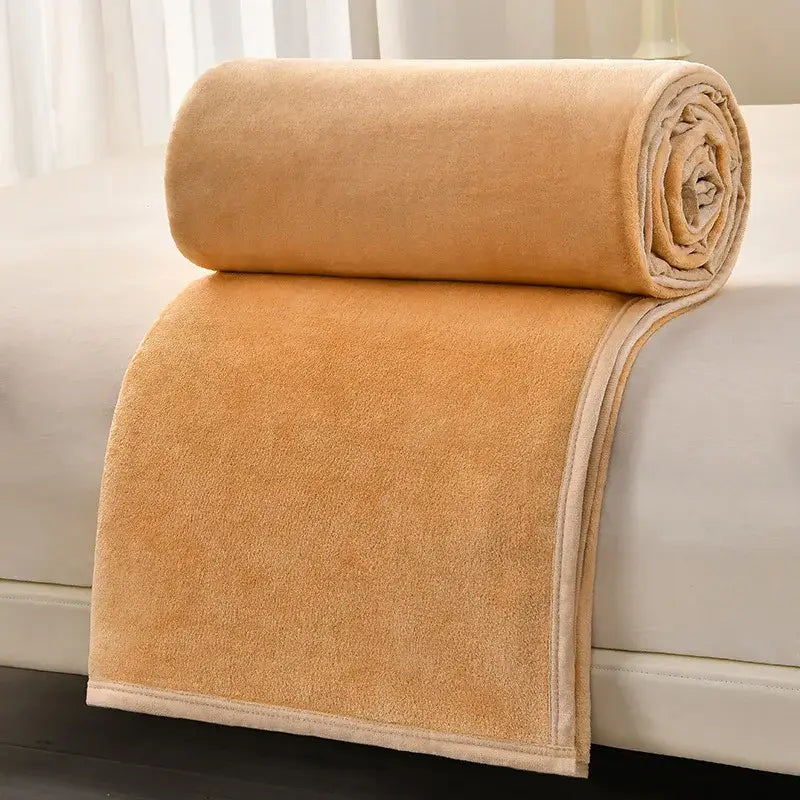 Gray Flannel Sofa Blanket