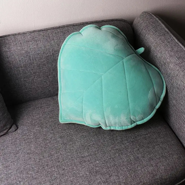 Leaf Plush Throw Pillow