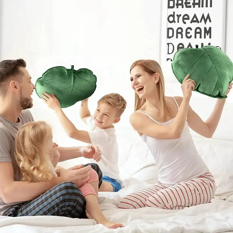 Leaf Plush Throw Pillow
