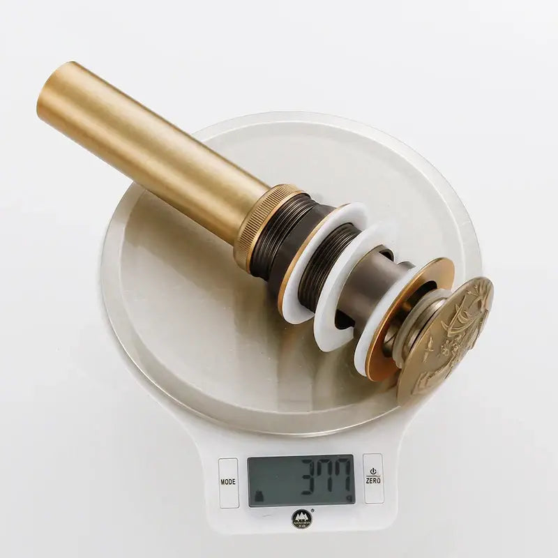 Gold Brass Pop-Up Drain