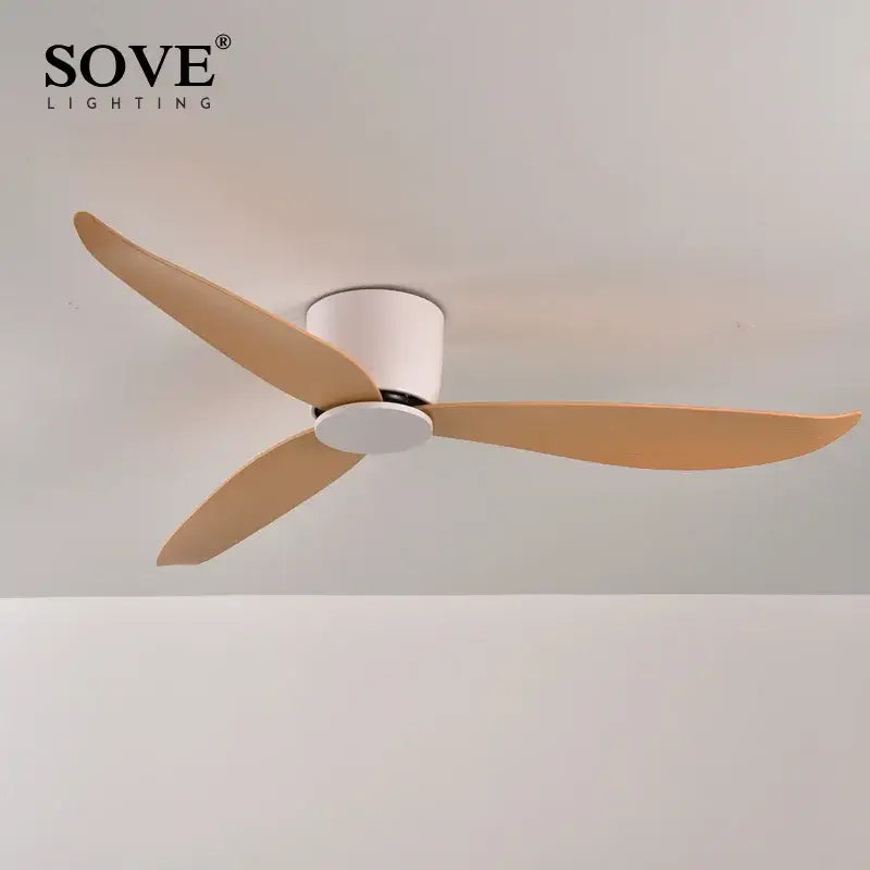 White Wood Ceiling Fan