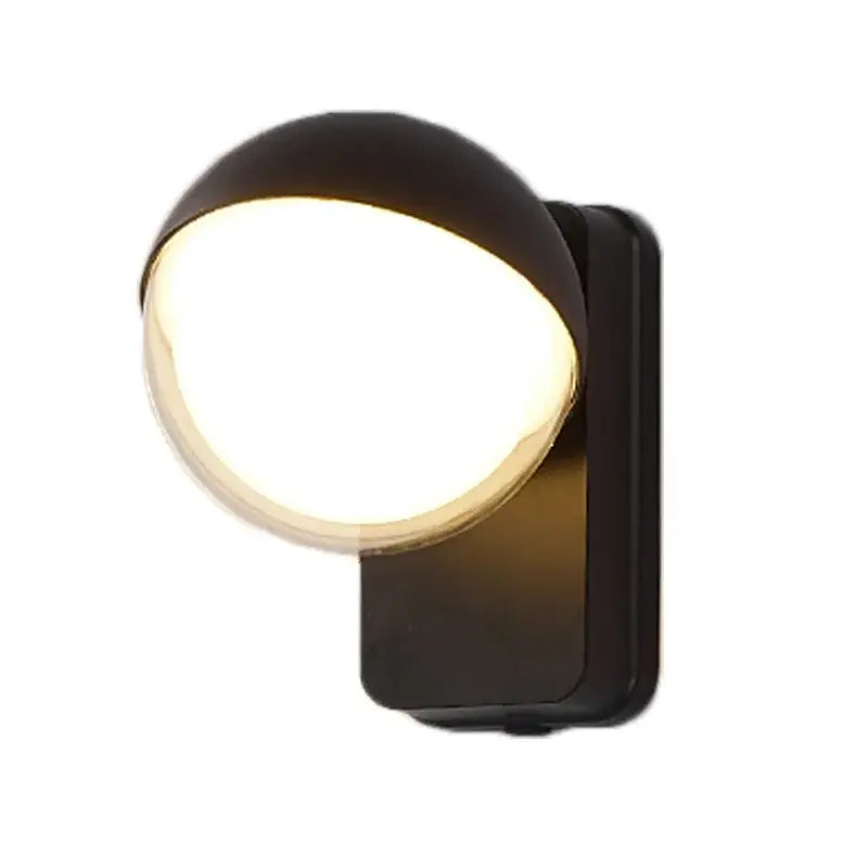 Black Waterproof Globe Light