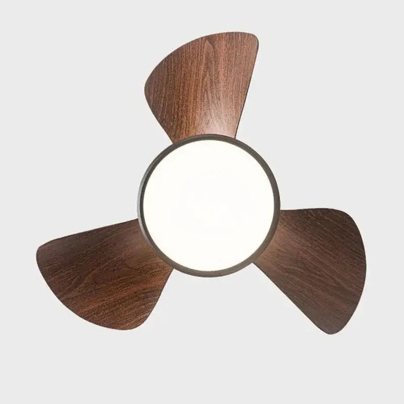 White Wood Blade Fan