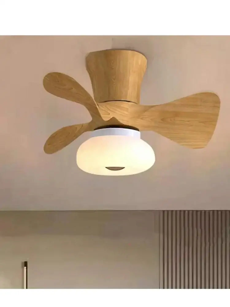 Pink Wood Smart Fan