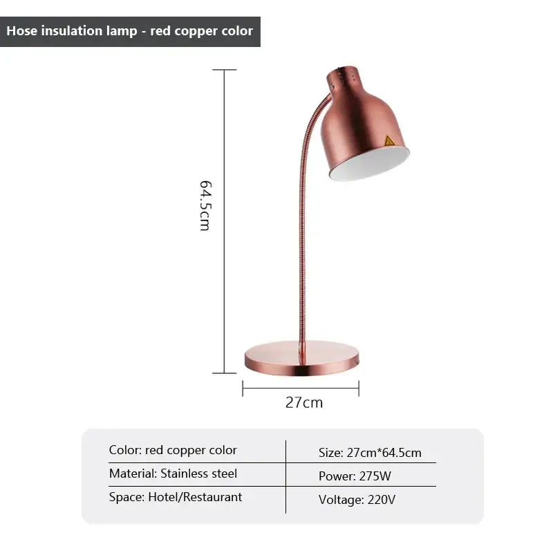 Gold Gooseneck Heat Lamp