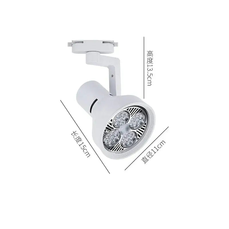 Black White LED Spot Light