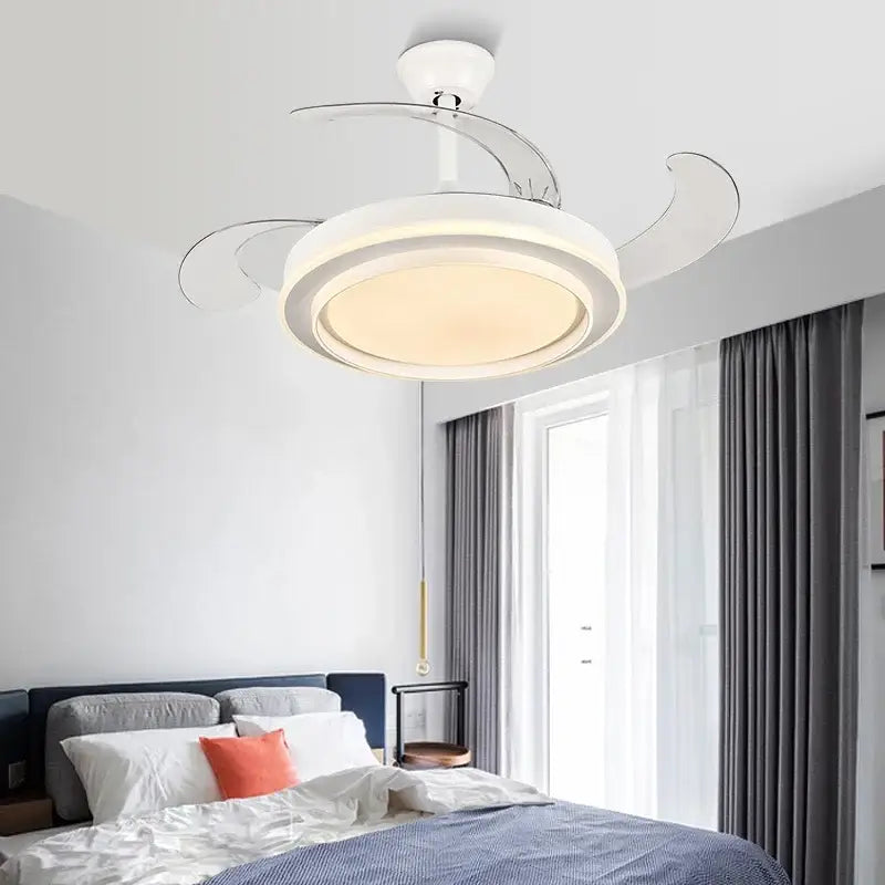 White Remote Ceiling Fan