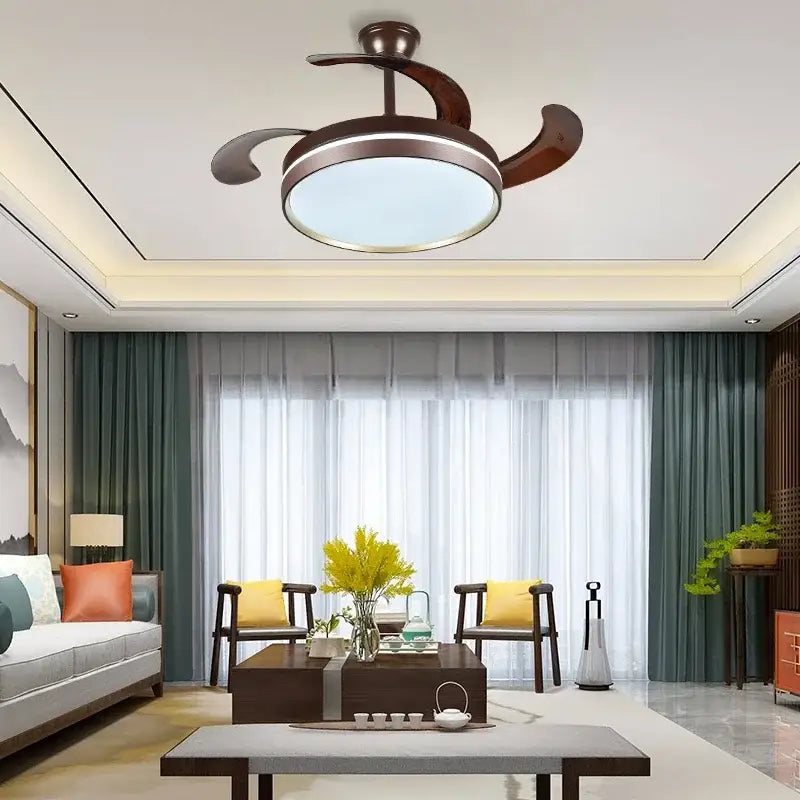 Coffee LED Ceiling Fan