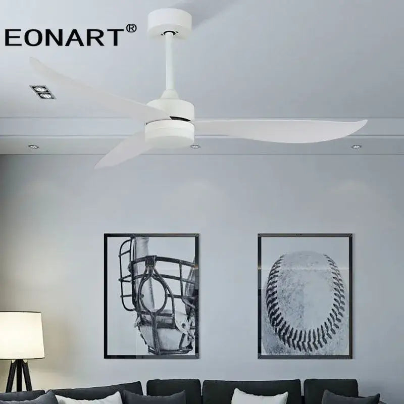 White Plastic Ceiling Fan