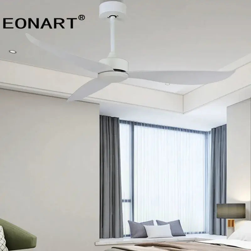 White Plastic Ceiling Fan