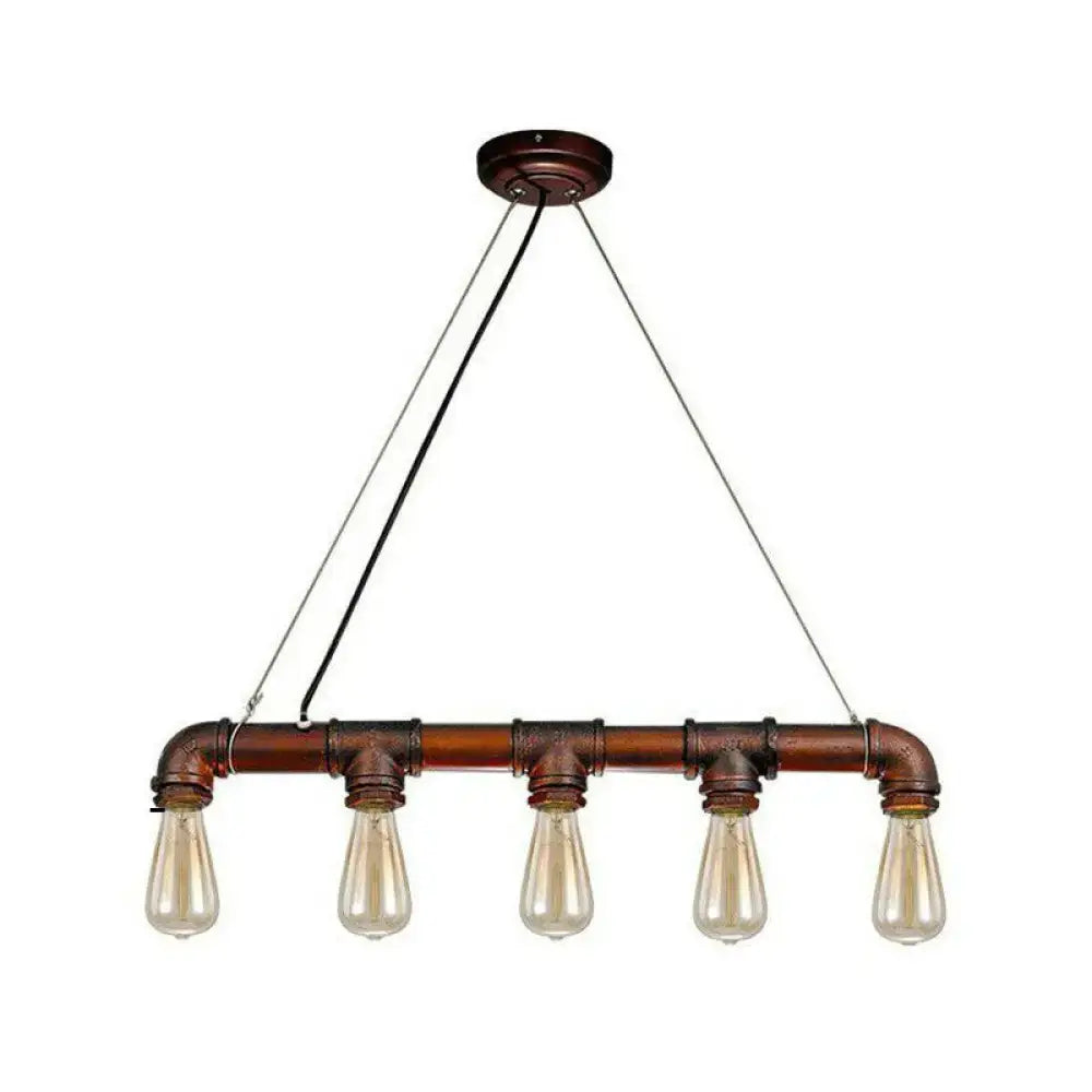 Steampunk Pipe Pendant Light