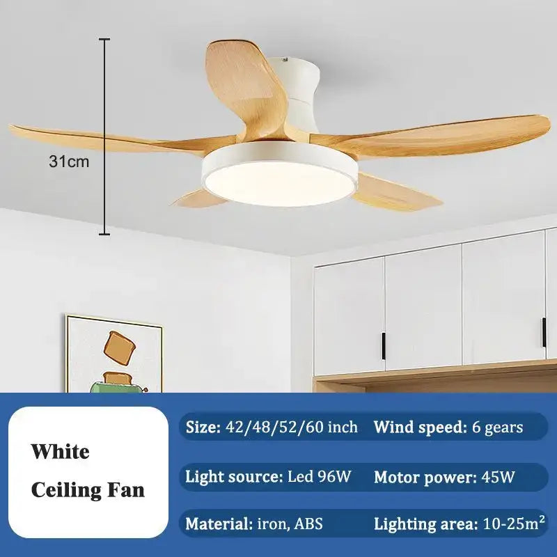 Wood Ceiling Fan Light