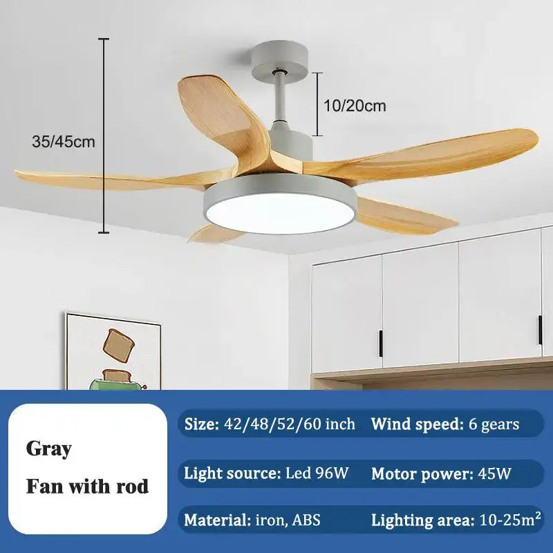 Wood Ceiling Fan Light
