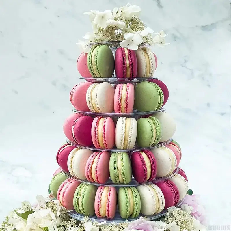 Clear Multi-Tier Macaron Stand