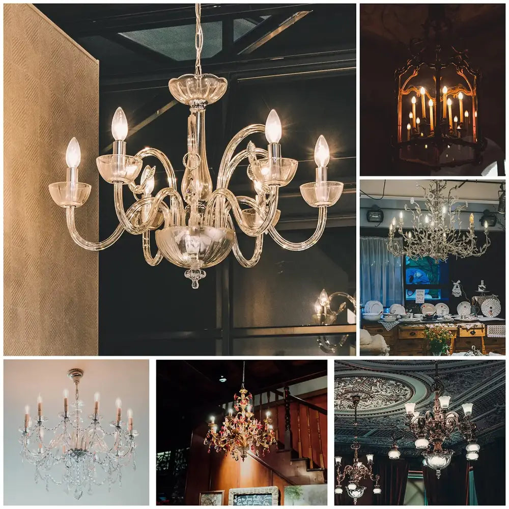 Clear LED Candle Bulb
