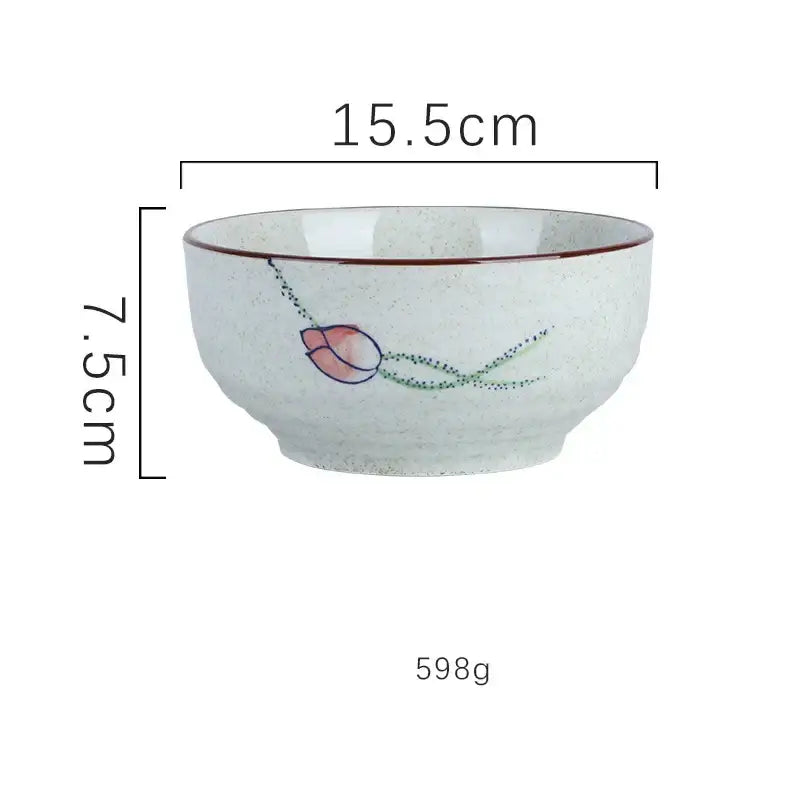 Nature Motif Ramen Bowl