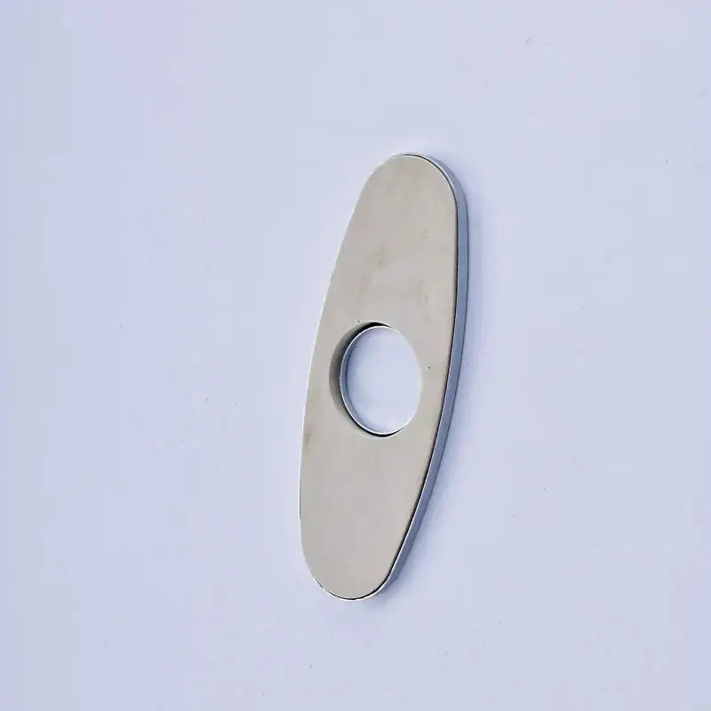 Chrome Oval Faucet Cover
