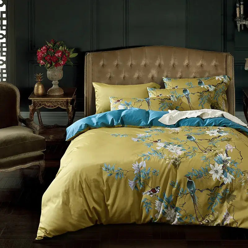 Yellow Egyptian Cotton Bedding