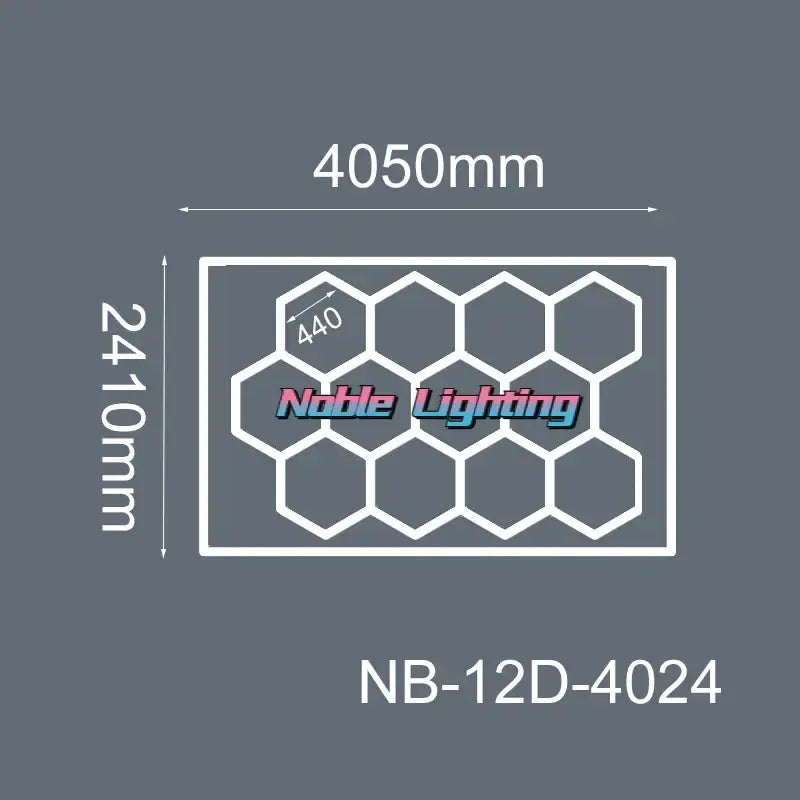 LED Hexagrid Ceiling Panel